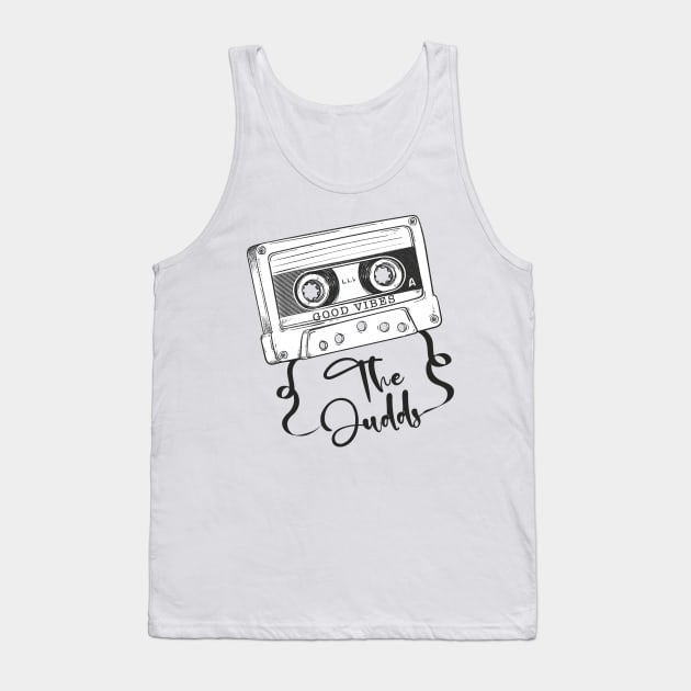 Good Vibes The Judds // Retro Ribbon Cassette Tank Top by Stroke Line